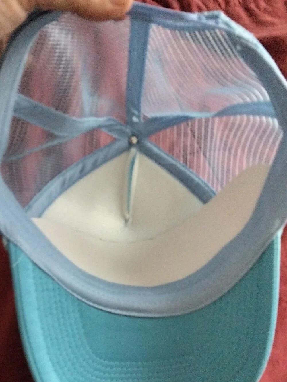 LONG DRINK RARE Snapback Trucker Hat Light Blue/White NEW OS